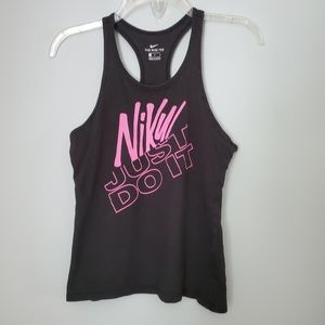 NIKE Youth Racerback Tank Top, Size L